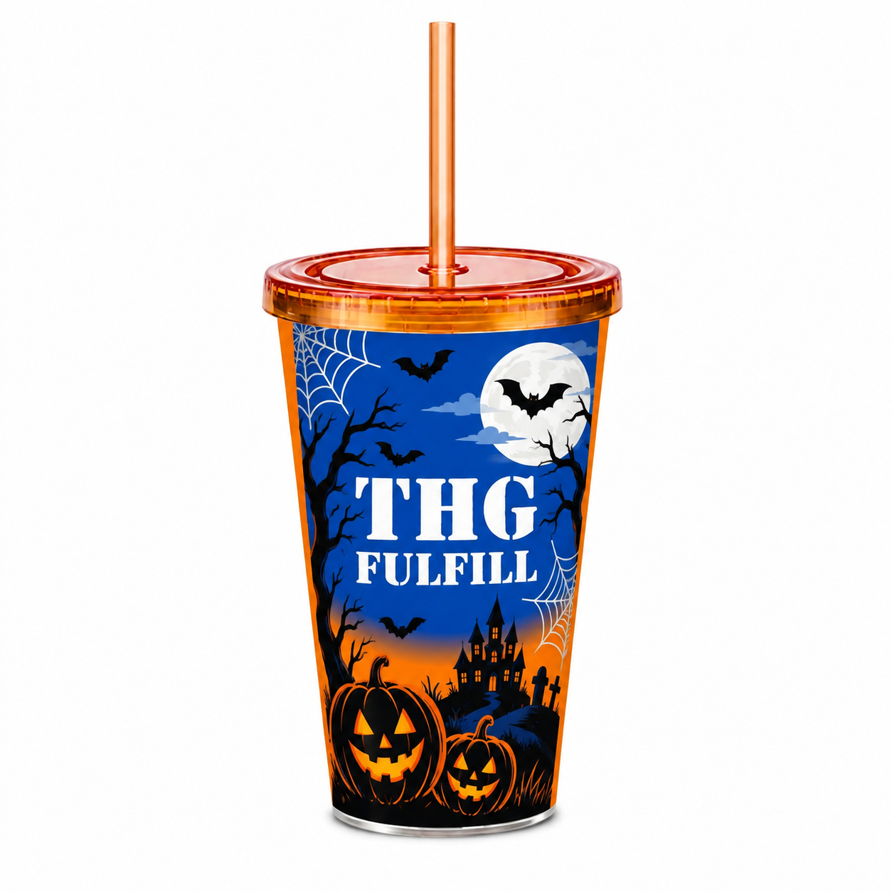 Double layer plastic cup & Crystal paste