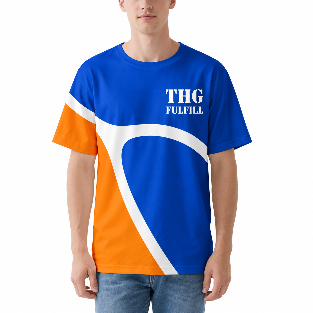 180g Men's Heat Transfer T-Shirt