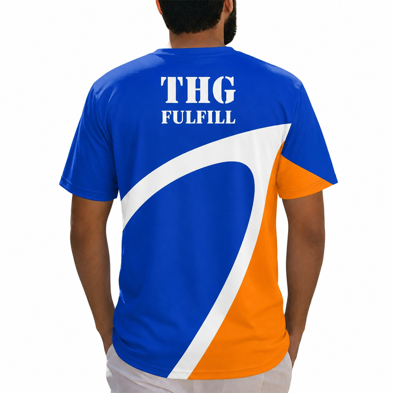 180 g Men's heat transfer T-shirt - Back