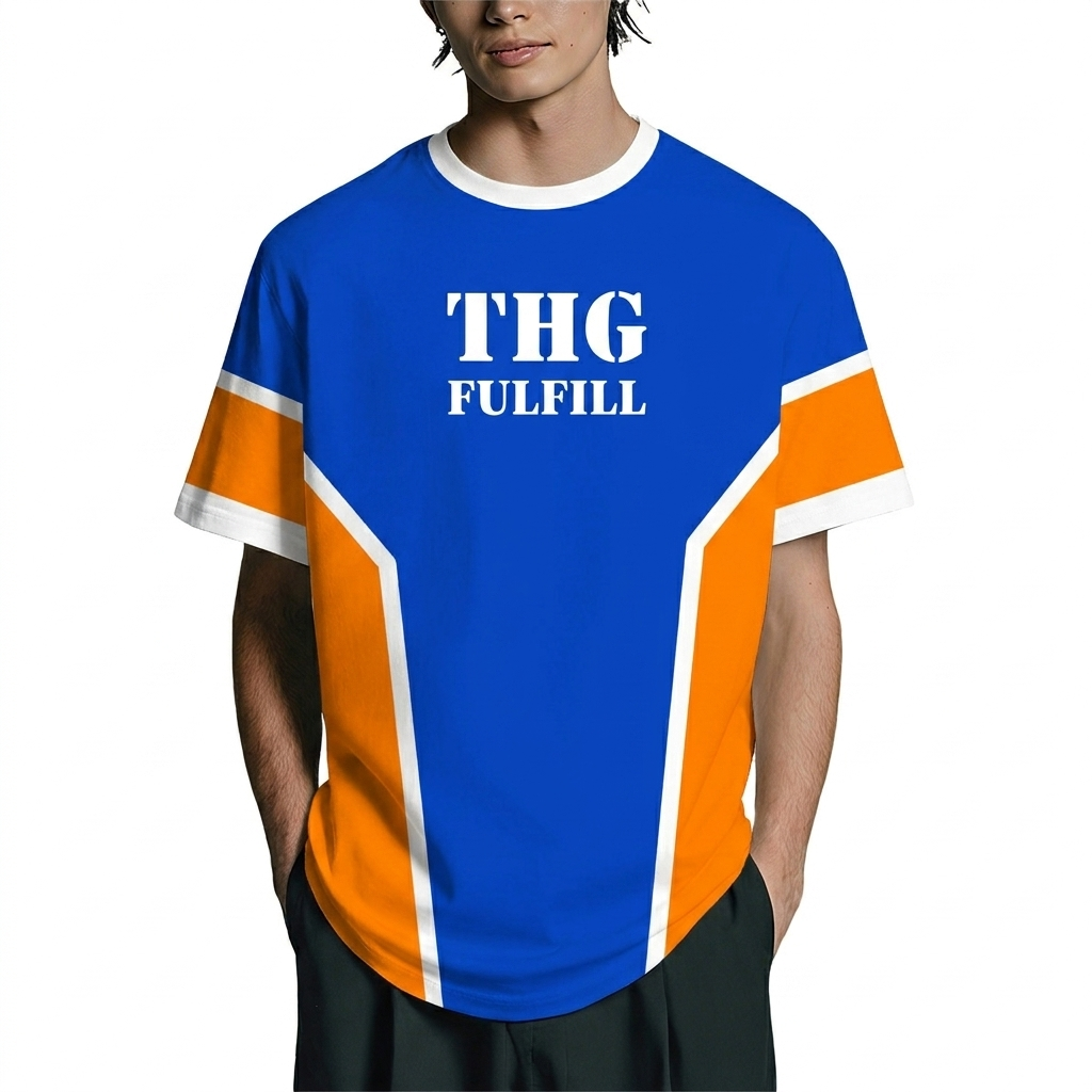 Men's single-sided printed T-shirt (GSM180 g) - DTF