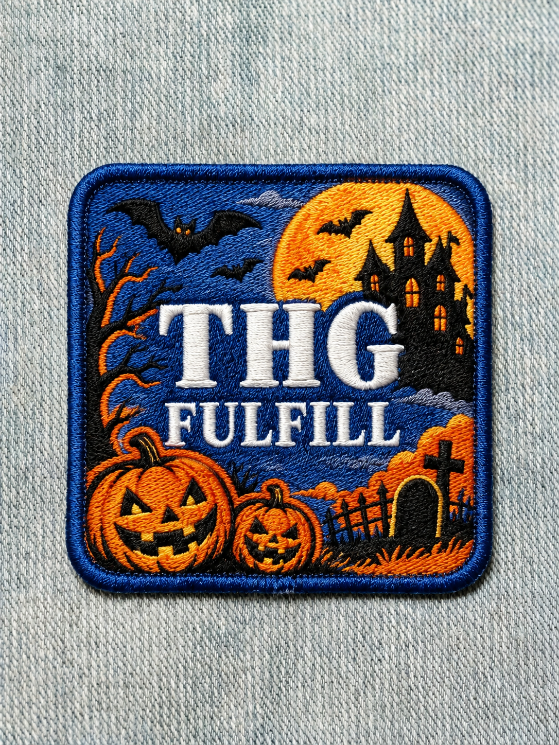 Custom Shape Embroidered Patch