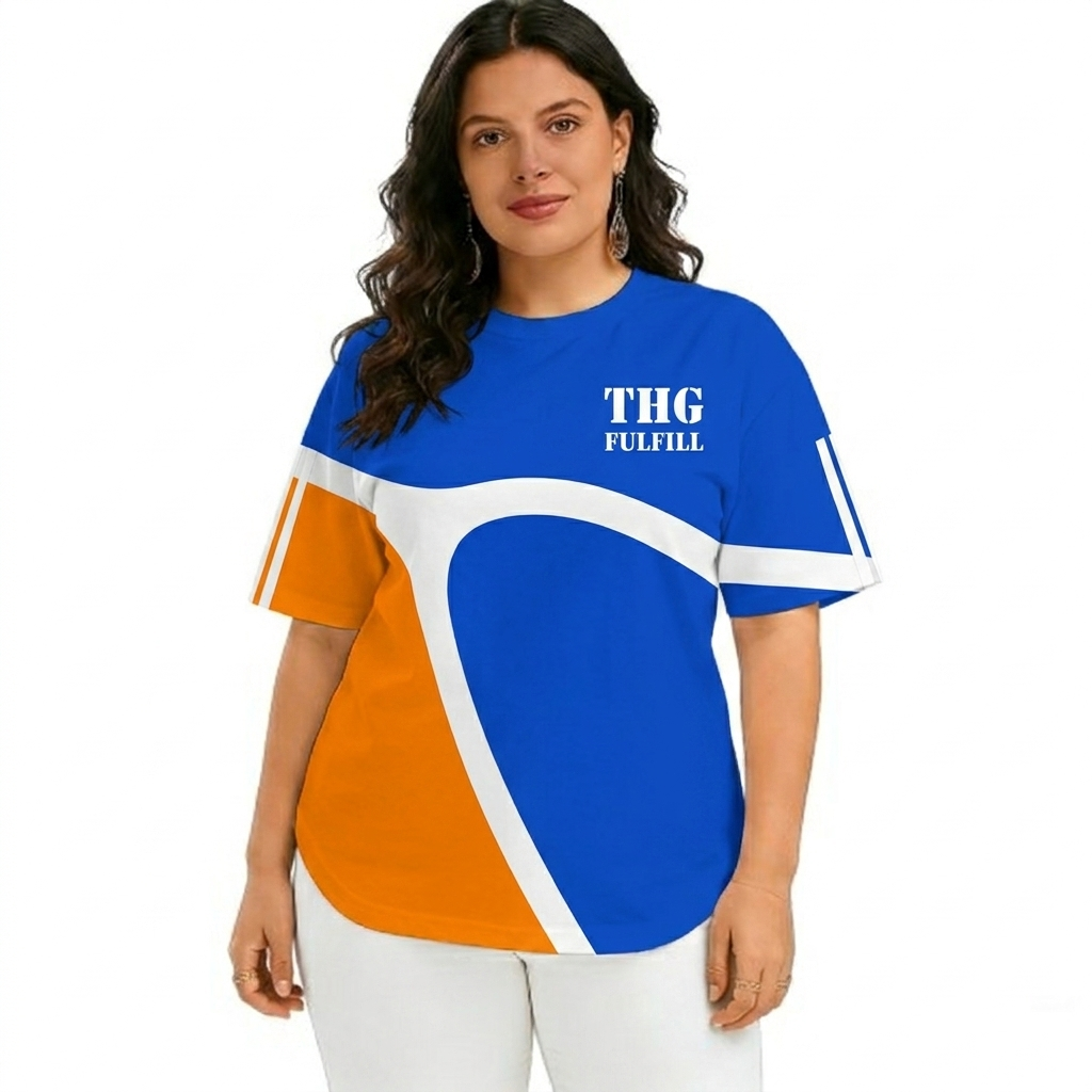 180 g milk thread Women's heat transfer T-shirt - Front
