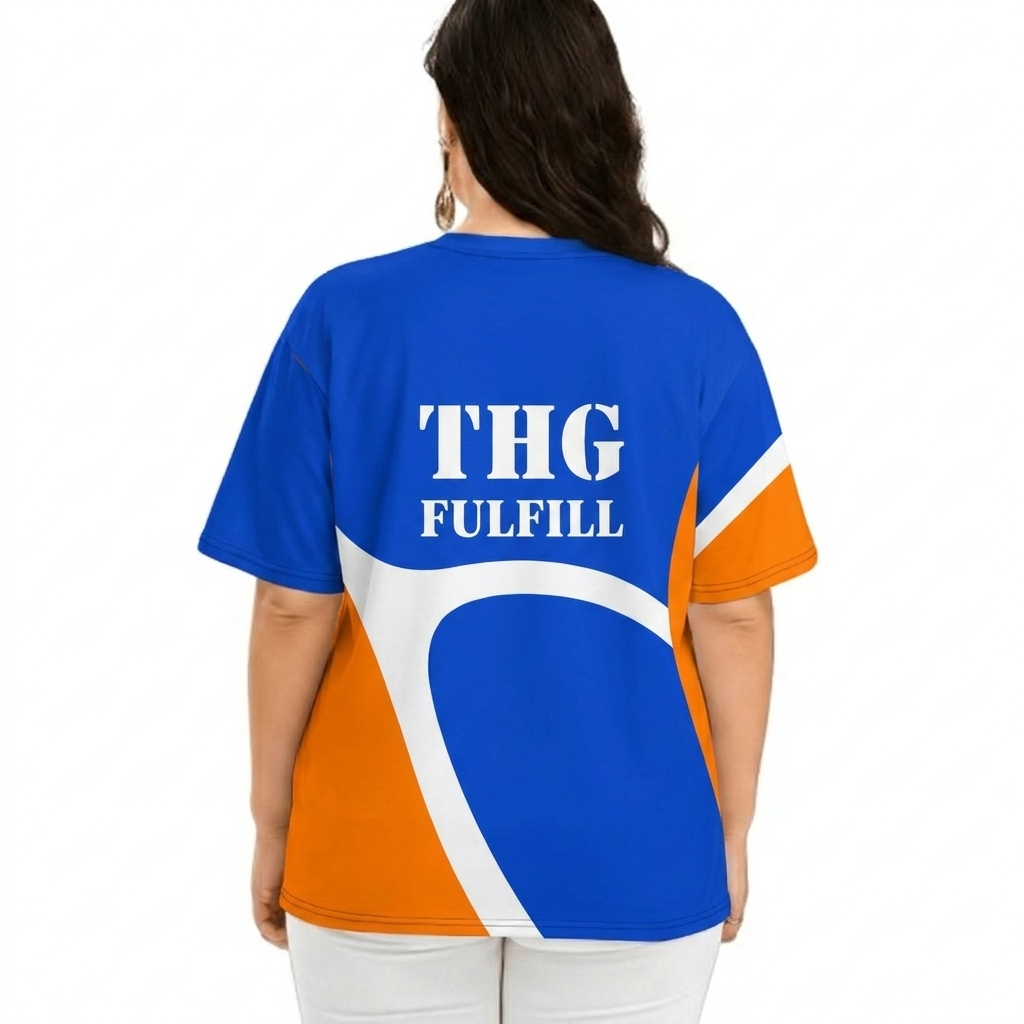180 g milk thread women's heat transfer T-shirt - Back