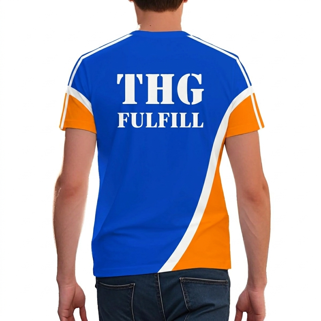 Men's single-sided printed T-shirt (GSM180 g) - DTF process