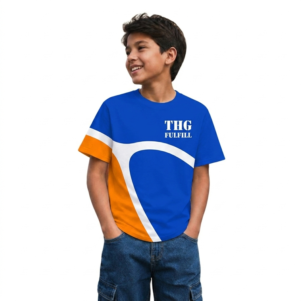 190 g Children's Pure Cotton T-shirt - Front Side