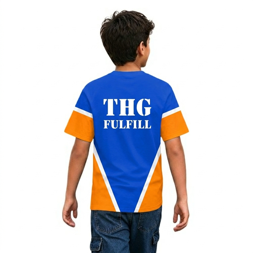 190 g Children's Pure Cotton T-shirt - Back Side