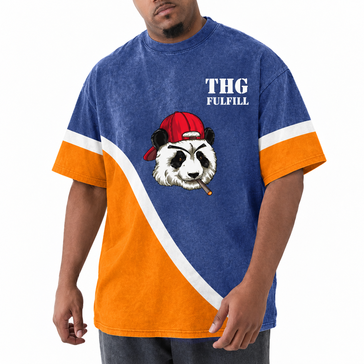 Men's Washed T-Shirt - Front (US Warehouse)