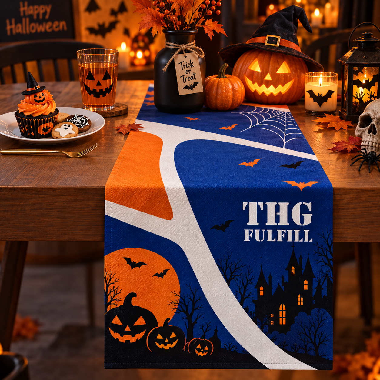 All-Over Print Table Runner