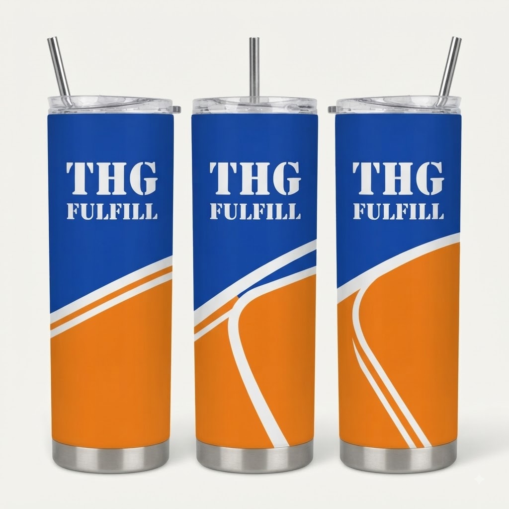 20oz Straight Cup - with Straw