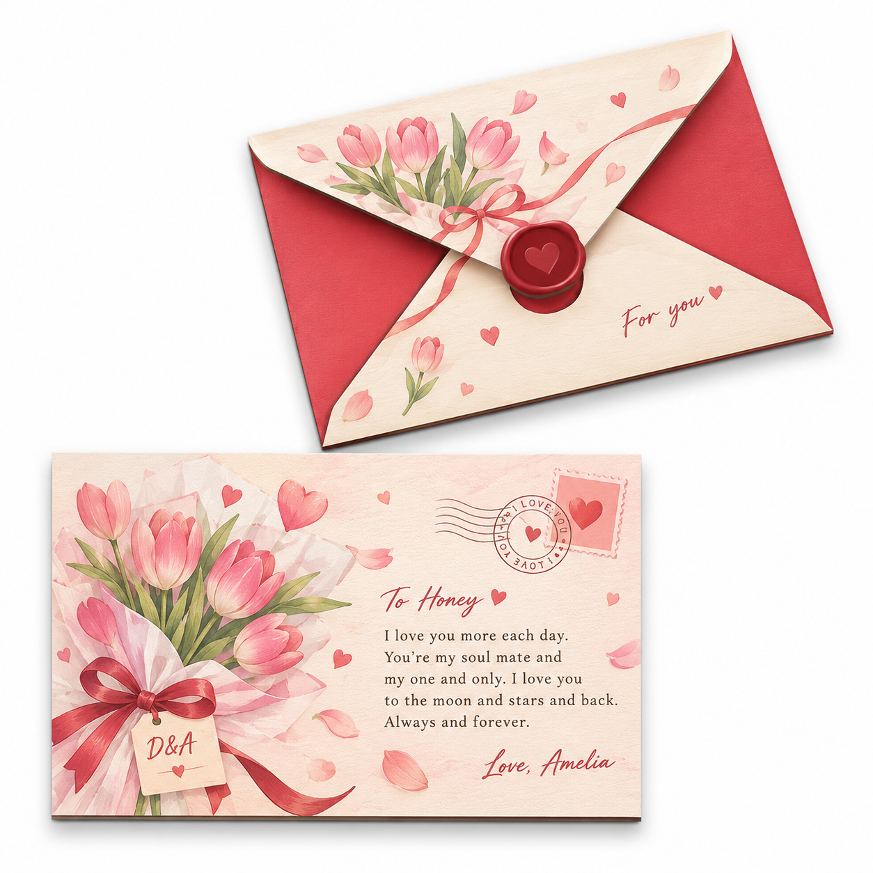 Wooden Love Letter