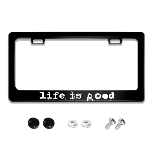 Flat Perforated License Plate Holder (Laser Version)