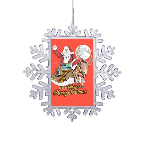 Christmas snowflake pendants