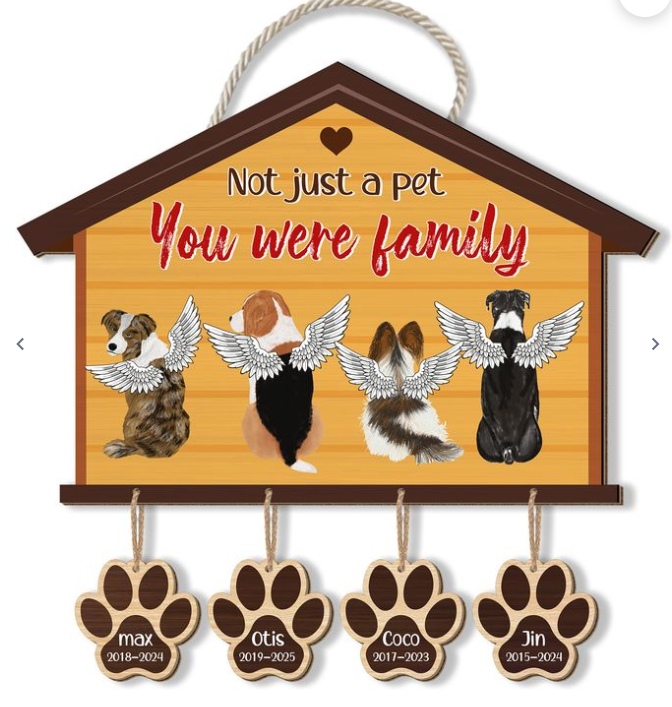 1 LAYERED Custom Shape Wood Sign With Wooden Tags