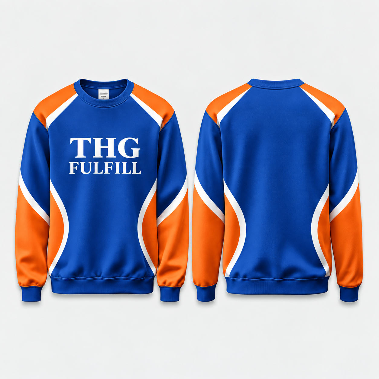 Applique Embroidered Classic Sweatshirt